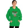Express Design Group Jesus Would Have Been A Biker – Christian Hoodie Sweatshirt(Irish Green)
