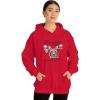 Express Design Group Jesus Would Have Been A Biker – Christian Hoodie Sweatshirt(Red)