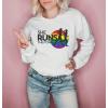 She Runs This Town Pride Crewneck(White)