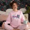 She Runs This Town World Famous Crewneck(Light Pink)