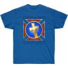 Christian Biker – Ride by Faith – Christian T-Shirt(Royal)