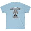 Express Design Group Christian Biker – Christ for Life – Christian T-Shirt(Light Blue)