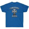 Express Design Group Christian Biker – Christ for Life – Christian T-Shirt(Royal)