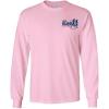Greekgear She Runs This Town World Famous Long Sleeve T-Shirt(Pink)