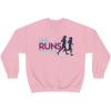 She Runs This Town World Famous Crewneck(Light Pink)