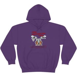 Express Design Group Jesus Would Have Been A Biker – Christian Hoodie Sweatshirt(Purple)