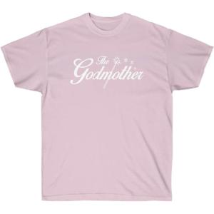 Express Design Group The Godmother – Christian T-Shirt(Light Pink)