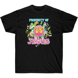 Property of Jesus Butterfly – Christian T-Shirt(Black)