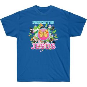 Property of Jesus Butterfly – Christian T-Shirt(Royal)