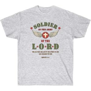 Soldier of The Lord – Christian T-Shirt(Ash)