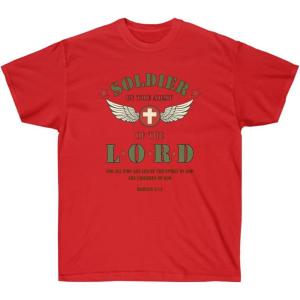 Soldier of The Lord – Christian T-Shirt(Red)