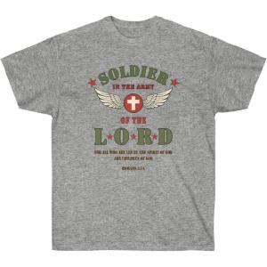Soldier of The Lord – Christian T-Shirt(Sport Grey)