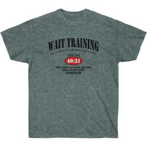 Wait Training – The Ultimate in Strength Conditioning – Christian T-Shirt(Dark Heather)