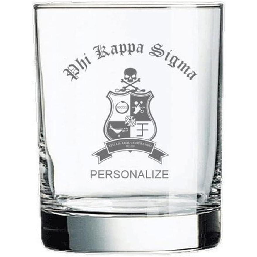 imageGreekgear Phi Kappa Sigma Old Style Glass Transparent