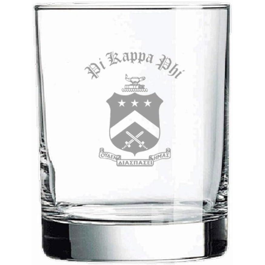 imageGreekgear Pi Kappa Phi PI PHI Old Style Glass Transparent