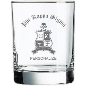 Greekgear Phi Kappa Sigma Old Style Glass Transparent