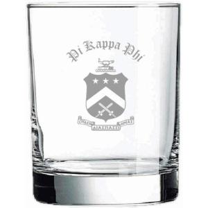 Greekgear Pi Kappa Phi PI PHI Old Style Glass Transparent