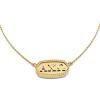 Greekgear Alpha Chi Omega Athena Necklace(Gold Plated)