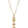Greekgear Phi Sigma Sigma Gold Plated Lavaliere Necklace