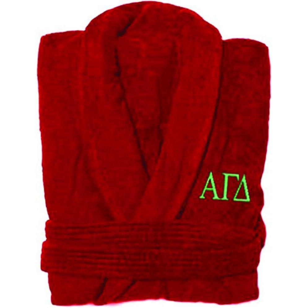 imageAlpha Gamma Delta Greek Letter Bathrobe