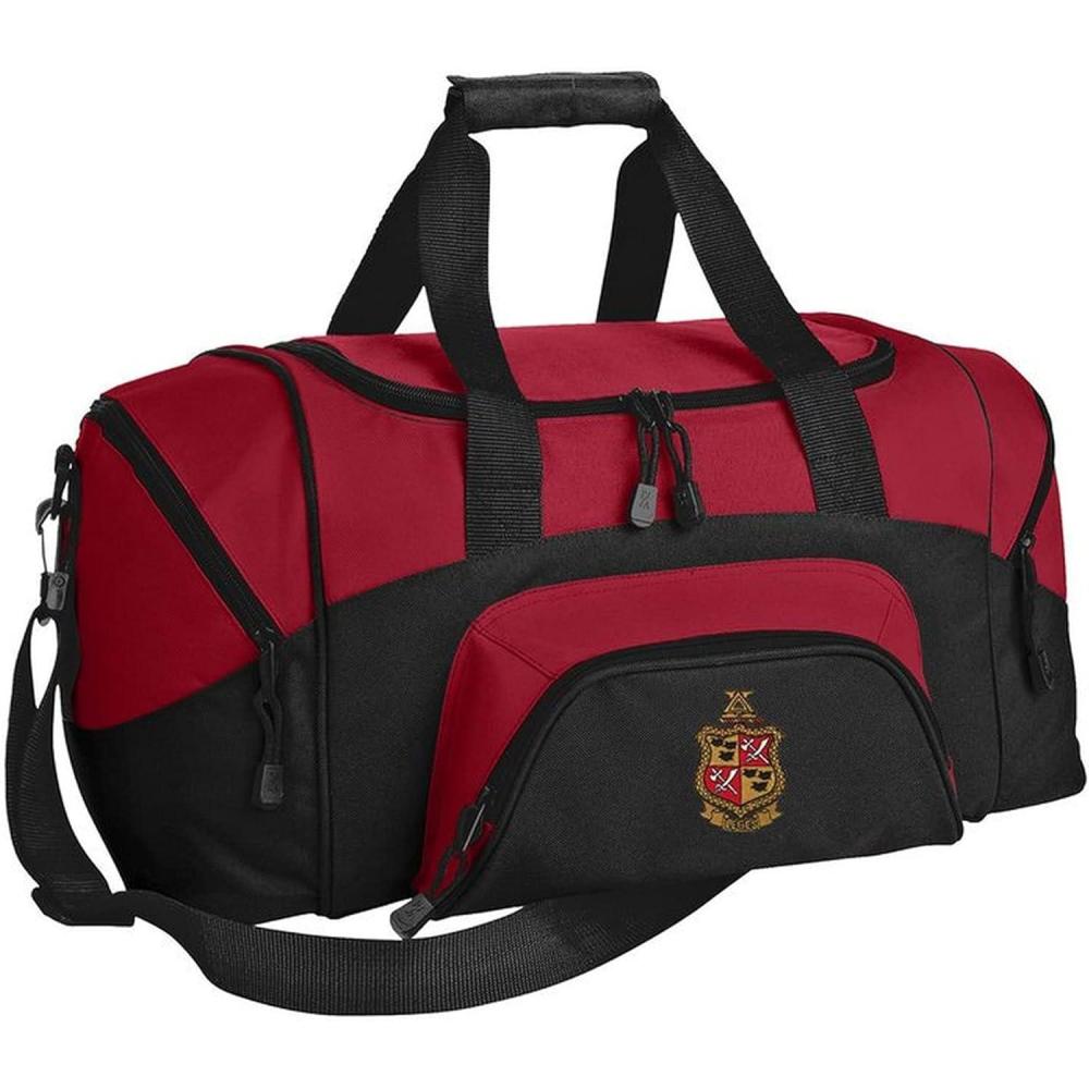 imageDelta Chi Colorblock Duffel Bag RedBlack