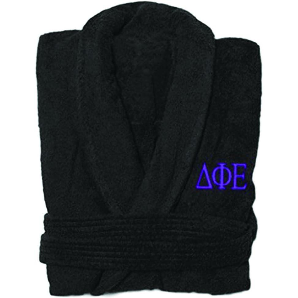 imageDelta Phi Epsilon DPHIE Greek Letter Bathrobe