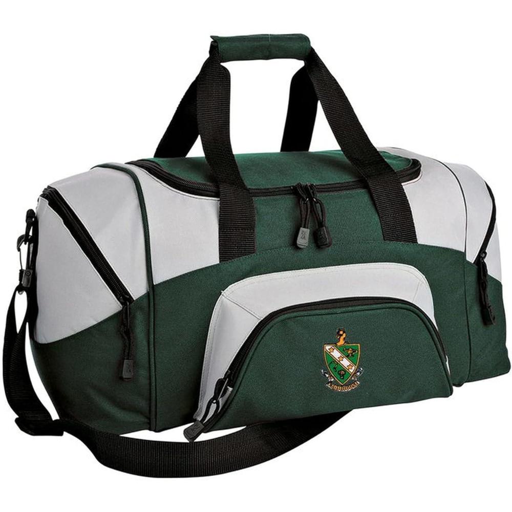 imageFarmHouse Fraternity Colorblock Duffel Bag Hunter GreenGrey