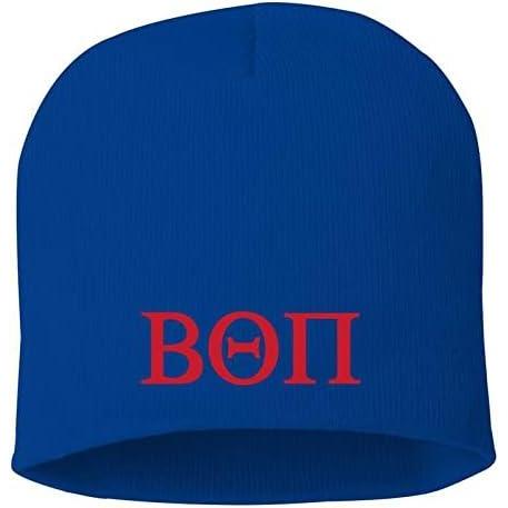 imageGreekgear Beta Theta Pi 8 Inch Beanie Royal Blue