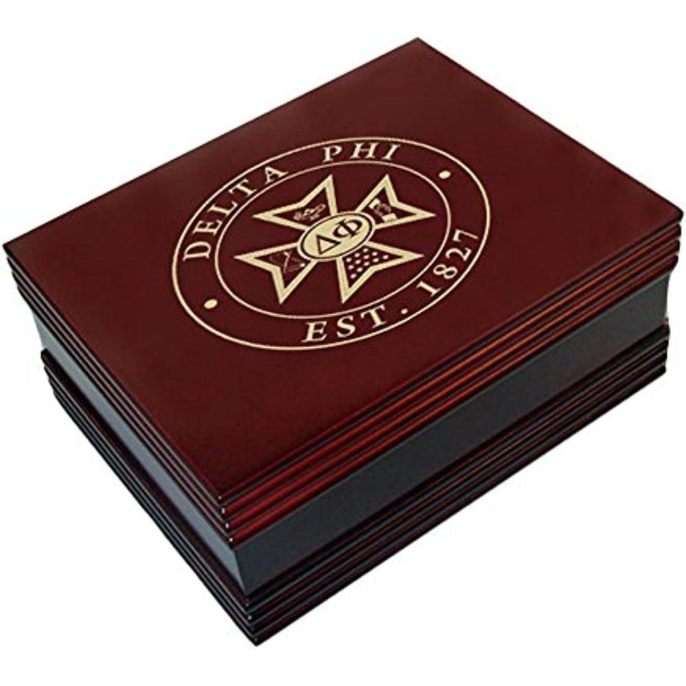 imageGreekgear Delta Phi Engraved Keepsake Box
