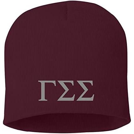 imageGreekgear Gamma Sigma Sigma 8 Inch Beanie Maroon