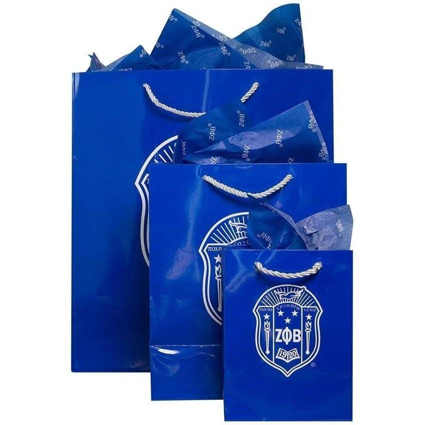 imageGreekgear Zeta Phi Beta Paper Gift Bag Set