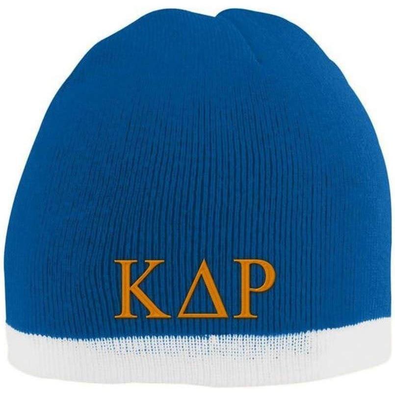 imageKappa Delta Rho Two Tone Knit Beanie RoyalWhite