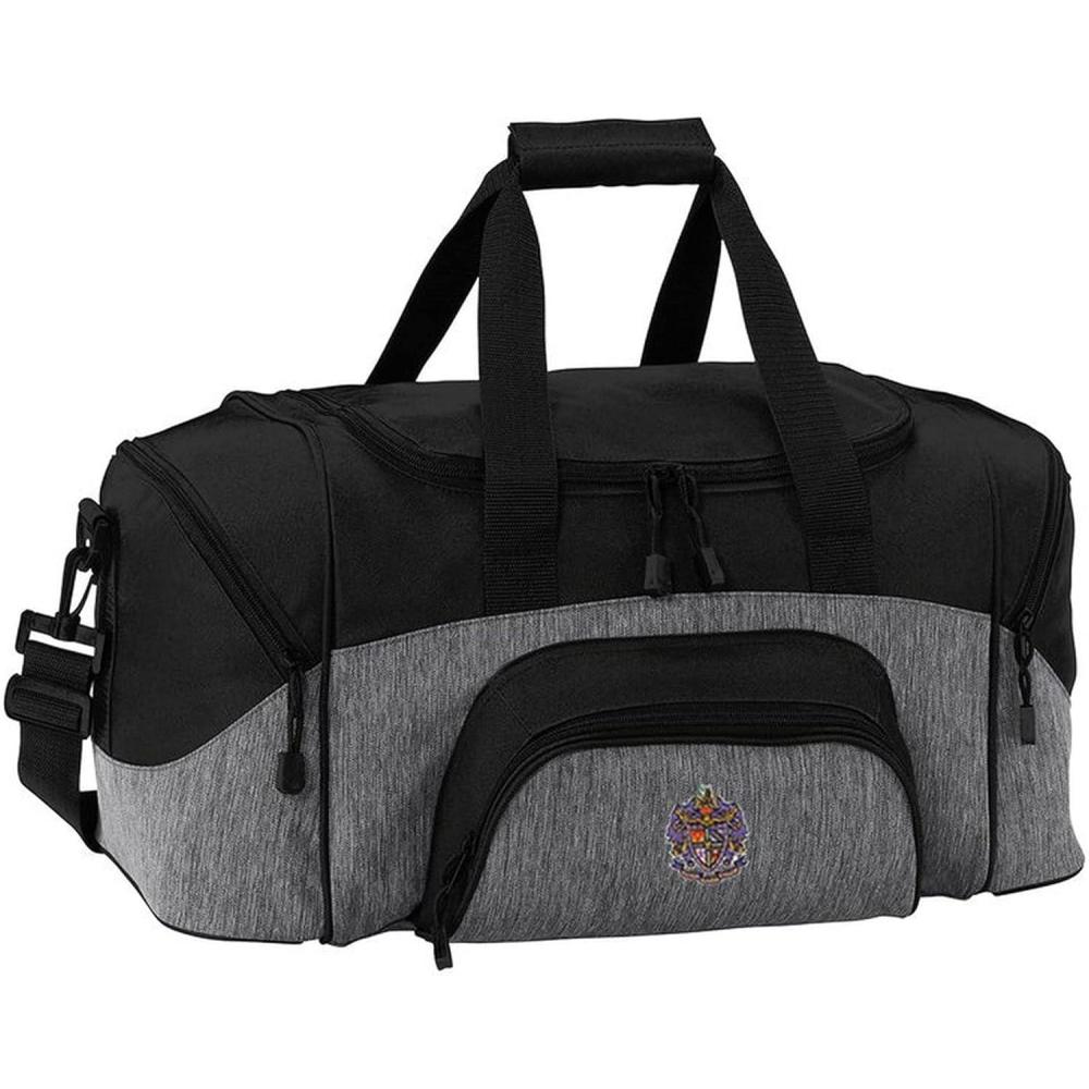 imageSigma Alpha Epsilon SAE Colorblock Duffel Bag BlackGrey