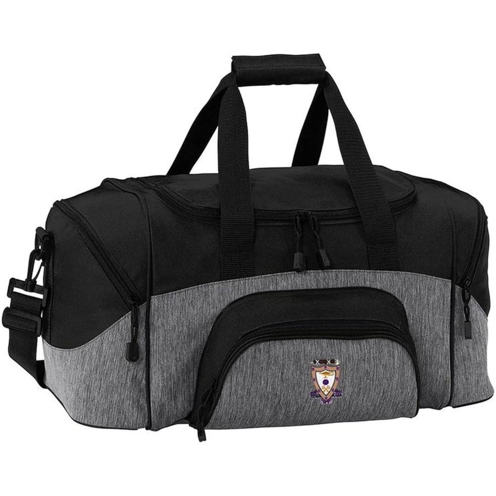imageSigma Alpha Mu Colorblock Duffel Bag BlackGrey