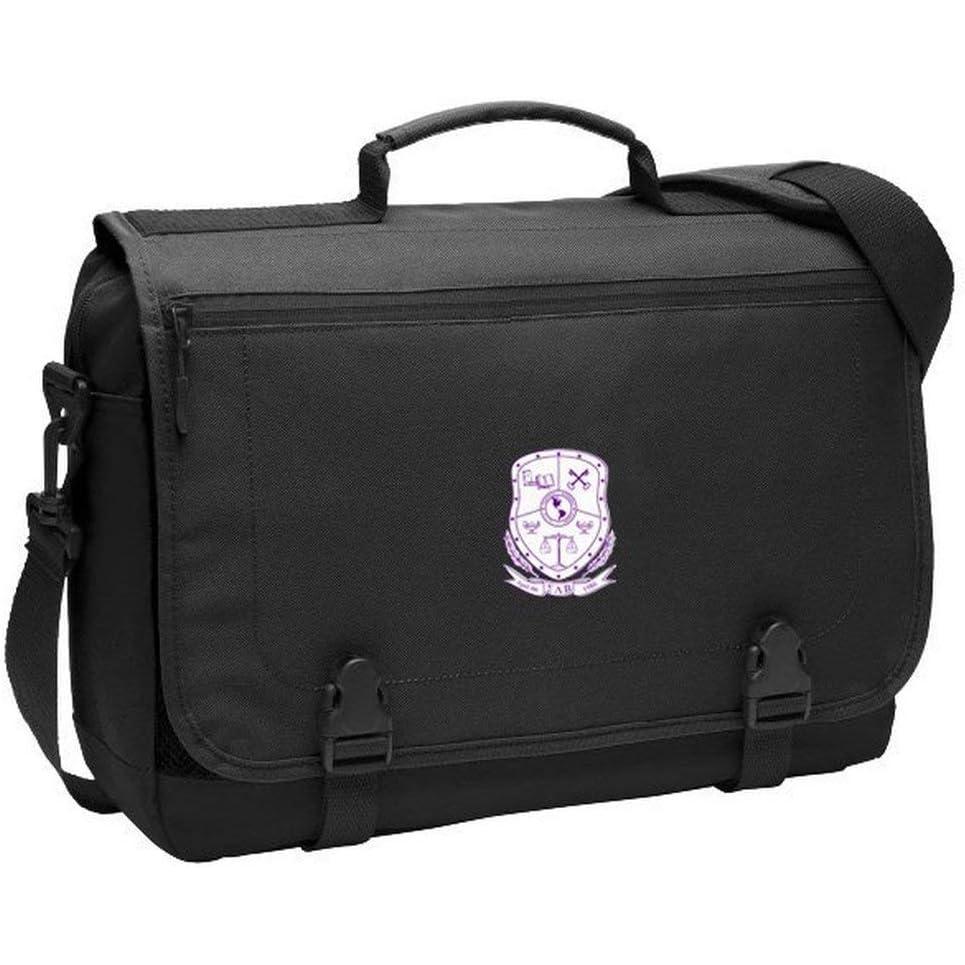 imageSigma Lambda Beta Messenger Briefcase BlackBlack