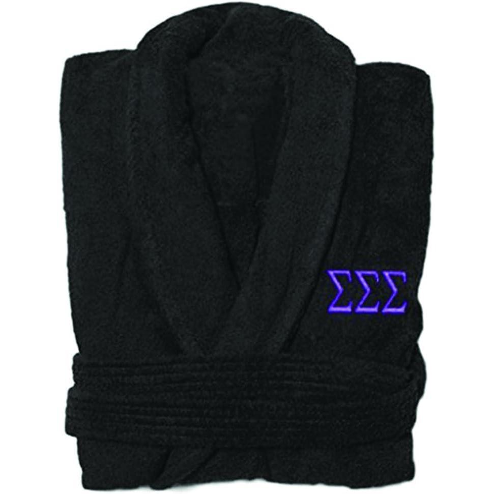 imageSigma Sigma Sigma Greek Letter Bathrobe