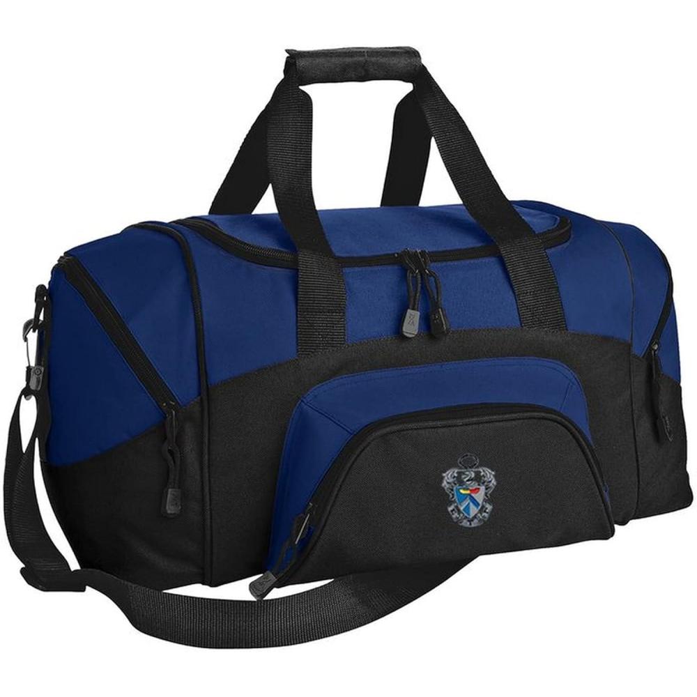 imageSigma Tau Gamma Colorblock Duffel Bag RoyalBlack