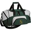 Alpha Gamma Rho Colorblock Duffel Bag Hunter Green/Grey