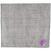 Delta Phi Epsilon DPHIE Sherpa Blanket Frosty Grey w/Lilac Thread Color
