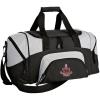 FIJI Fraternity Colorblock Duffel Bag Heather Grey/Black