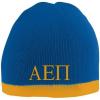 Greekgear Alpha Epsilon Pi Two Tone Knit Beanie Royal/Gold