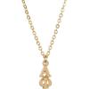 Greekgear Alpha Phi Gold Plated Lavaliere Necklace