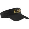 Kappa Delta Phi Greek Letter Visor(Black W/Light Gold Thread)