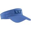 Kappa Kappa Gamma Greek Letter Visor(Light Blue W/Navy Blue Thread Color)