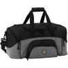Omega Psi Phi Colorblock Duffel Bag Heather Grey/Black