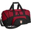 Theta Chi Colorblock Duffel Bag Red/Black