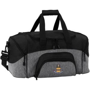 ACACIA Colorblock Duffel Bag Black/Grey