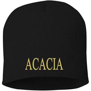 Greekgear Acacia 8 Inch Beanie Black