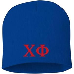 Greekgear Chi Phi 8 Inch Beanie Royal Blue