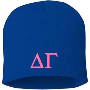 Greekgear Delta Gamma 8 Inch Beanie Royal Blue